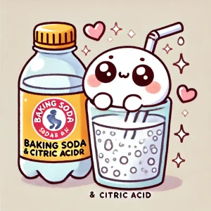 重曹クエン酸水のイラスト