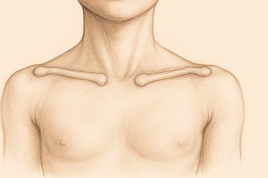 鎖骨の描写イラスト